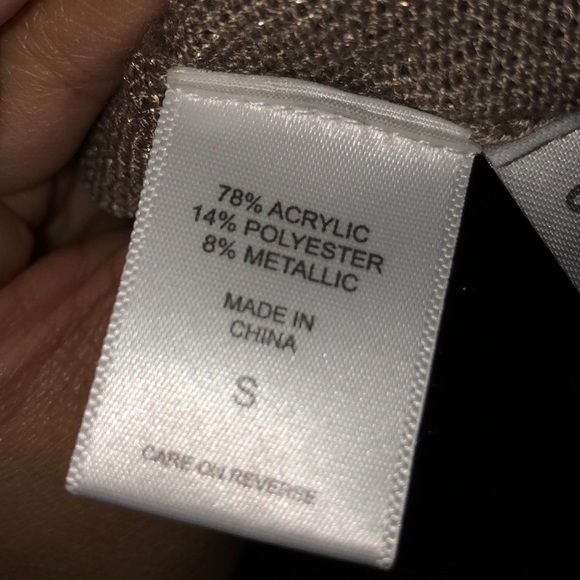 NY&Co gold glitter sweater - Picture 4 of 5